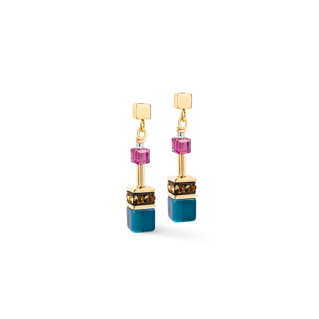 coeur-de-lion-geocube-iconic-ohrringe-multicolor-boho-gold image 1