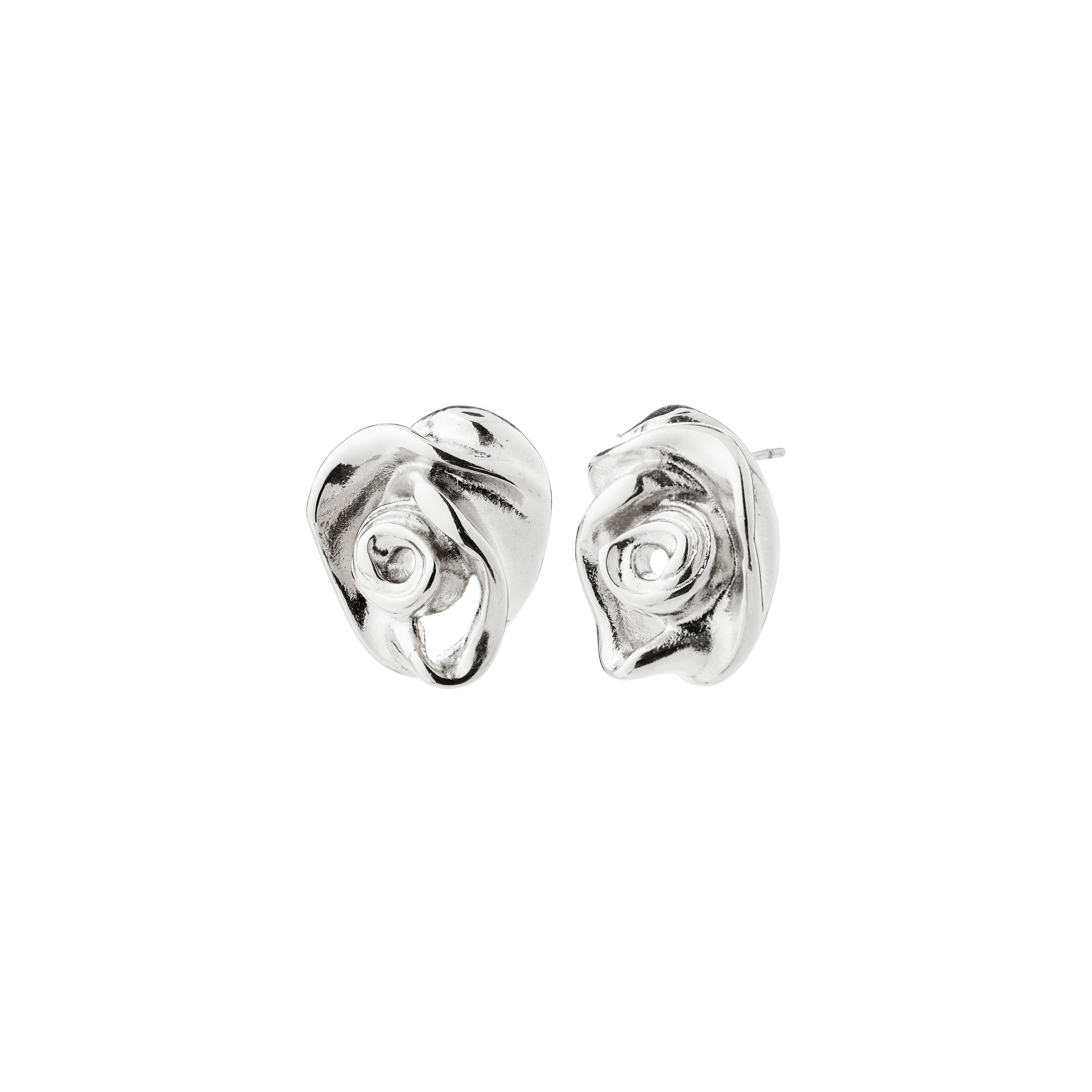 pilgrim-inner-ohrstecker-versilbert-rose image 1