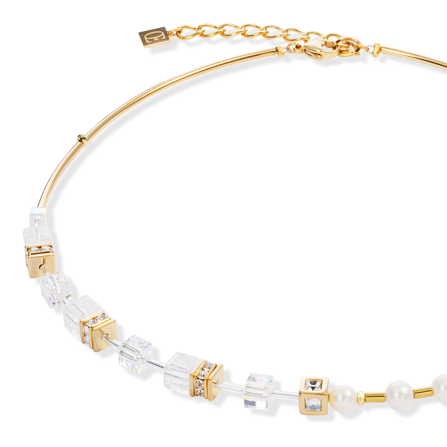 coeur-de-lion-geocube-fusion-precious-pearl-mix-halskette-gold-wei image 2
