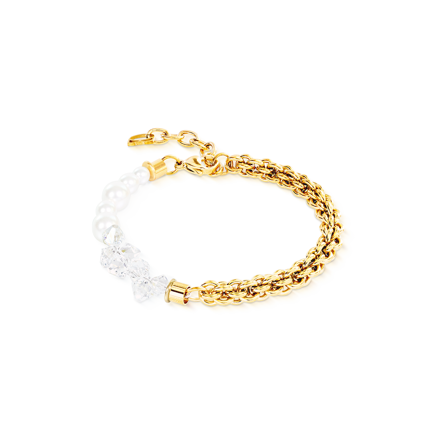 coeur-de-lion-dancing-crystals-fusion-gold-armband image 1