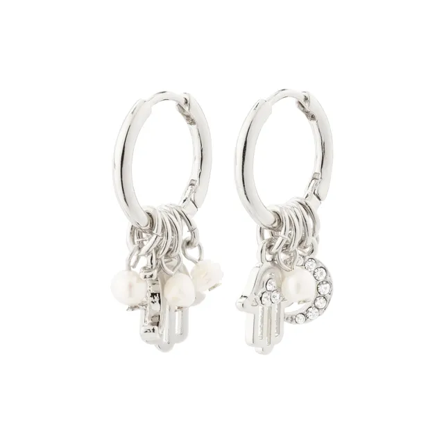 pilgrim-prucence-creolen-ohrringe-silber-plattiert-mit-charms image 1