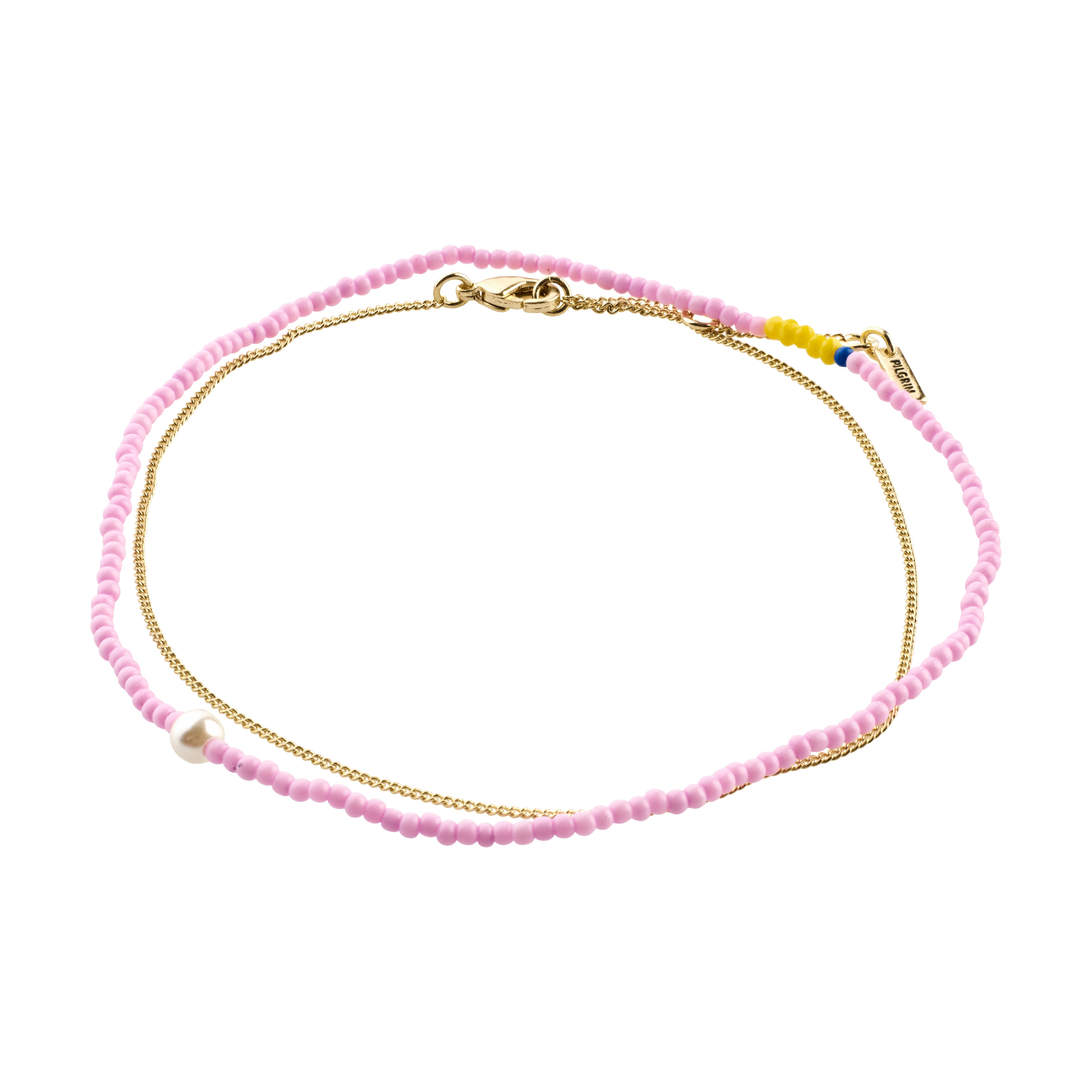 pilgrim-paloma-fu-ketten-2-in-1-set-lila-goldplattiert image 1