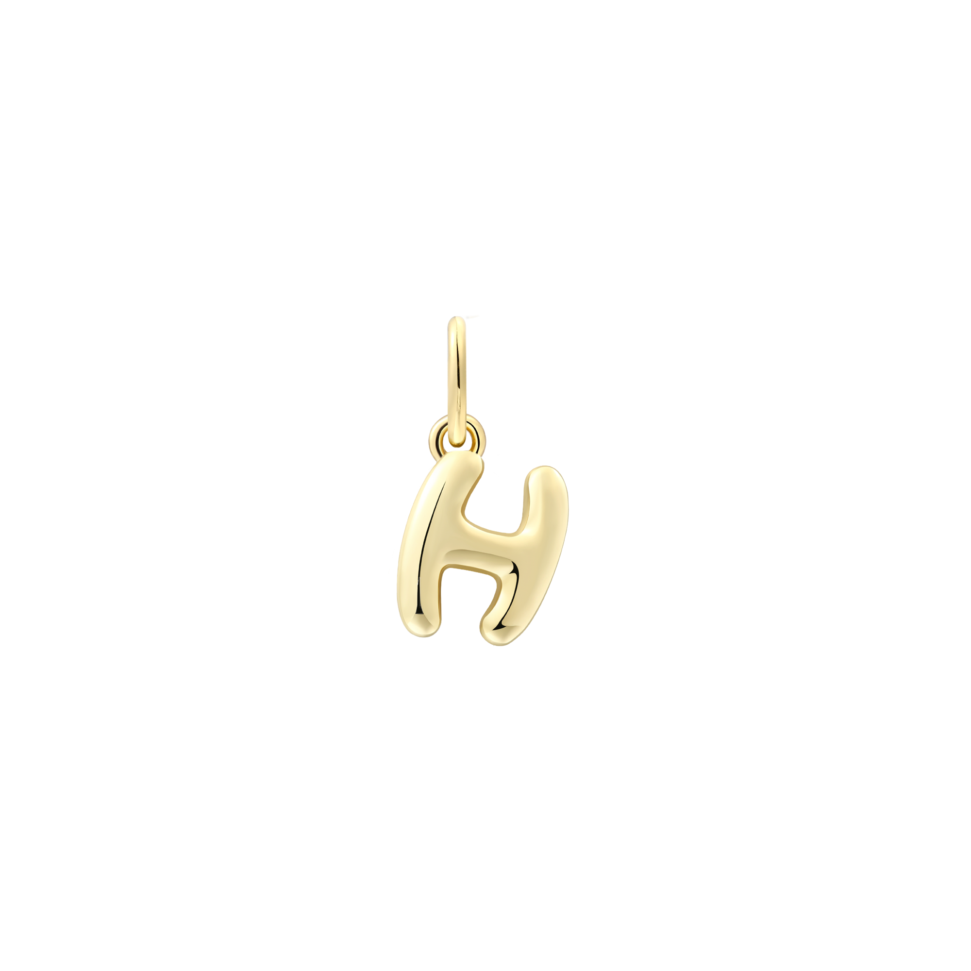 xenox-letter-bold-charm-h-925-sterlingsilber-18k-vergoldung image 1