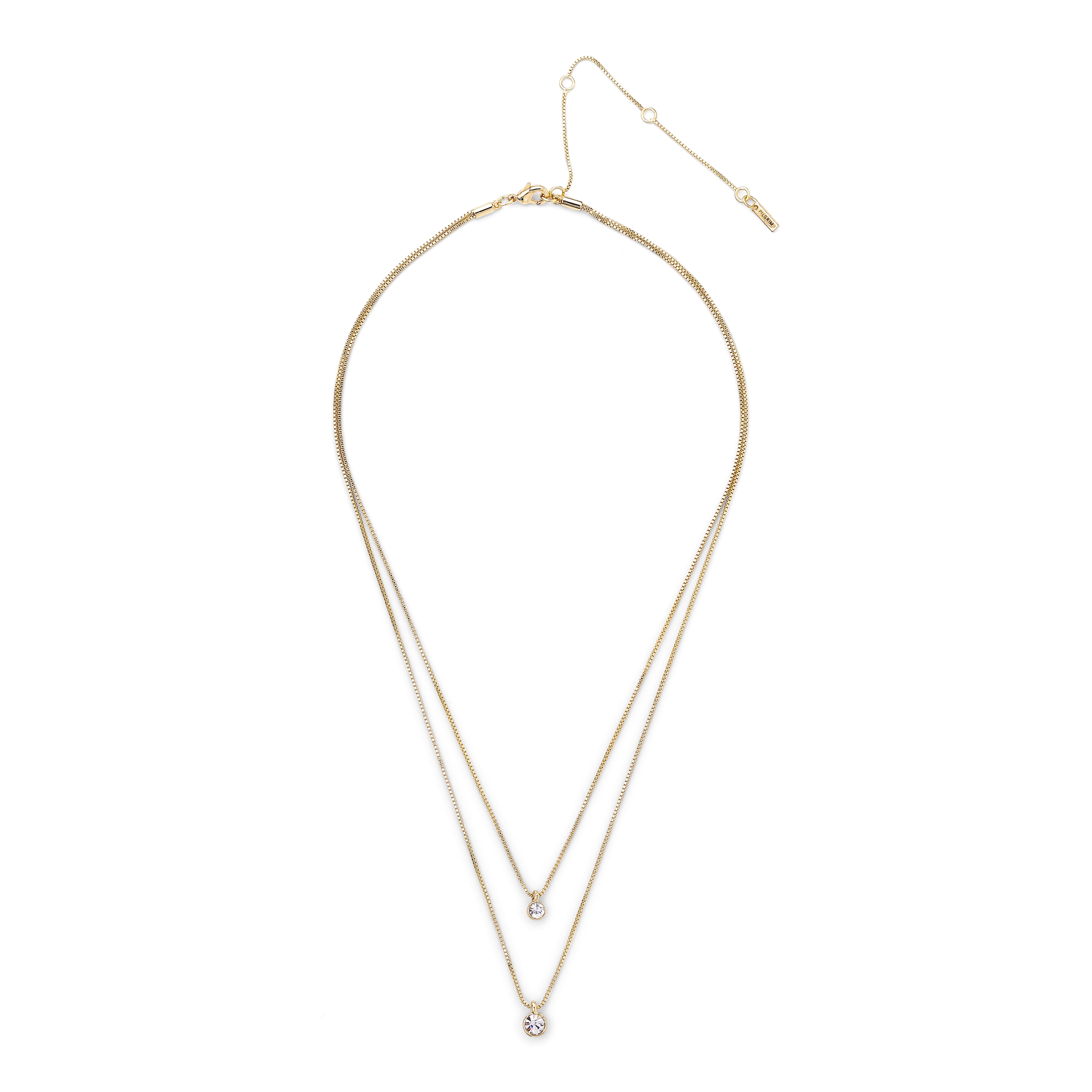 pilgrim-lucia-2-in-1-kristall-kette-vergoldet image 7