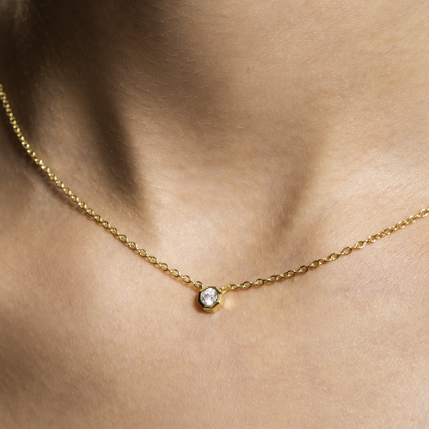 xenox-pure-essentials-halskette-925-sterlingsilber-rhodiniert-mit-zirkonia-xs106 image 4