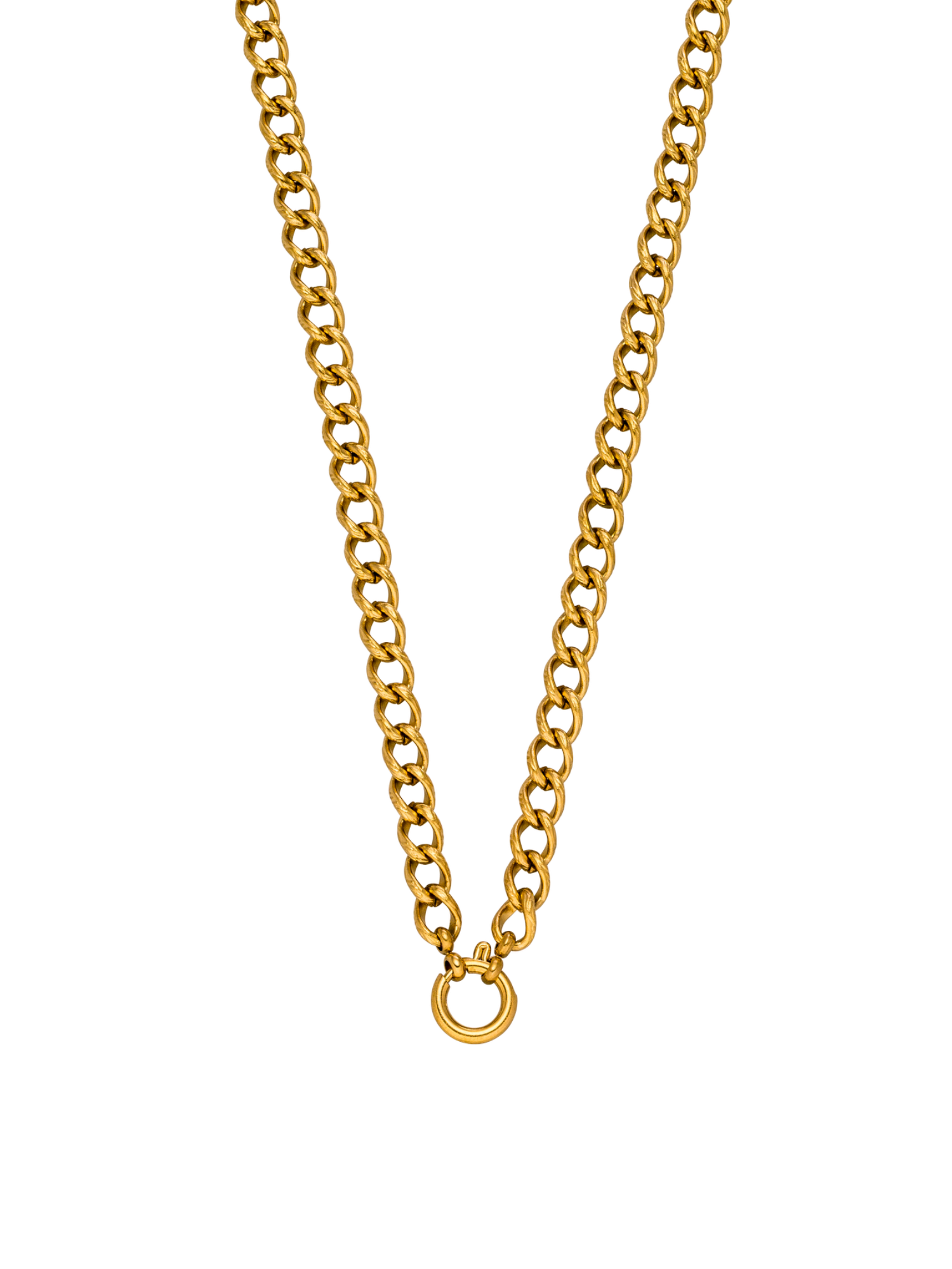purelei-structure-charm-kette-edelstahl-charm-kette-mit-charm-ring-verstellbar image 2