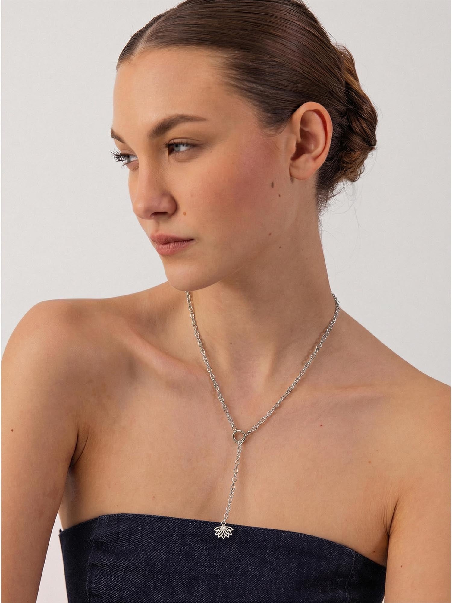purelei-flowing-kette-y-kette-50-55-cm-mit-lotus-charm-und-perle image 5