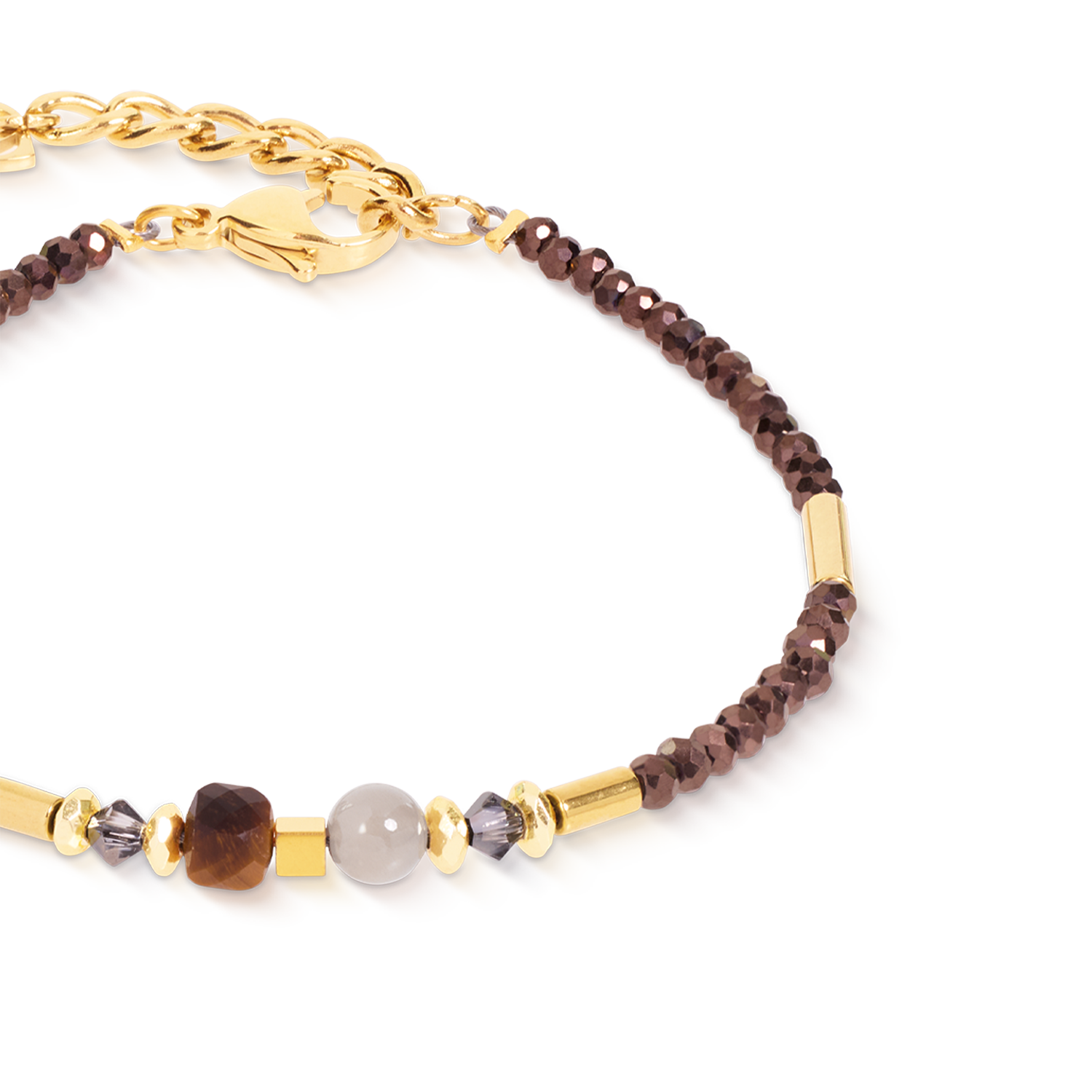 coeur-de-lion-geocube-armband-cube-balance-golden-hazel image 2