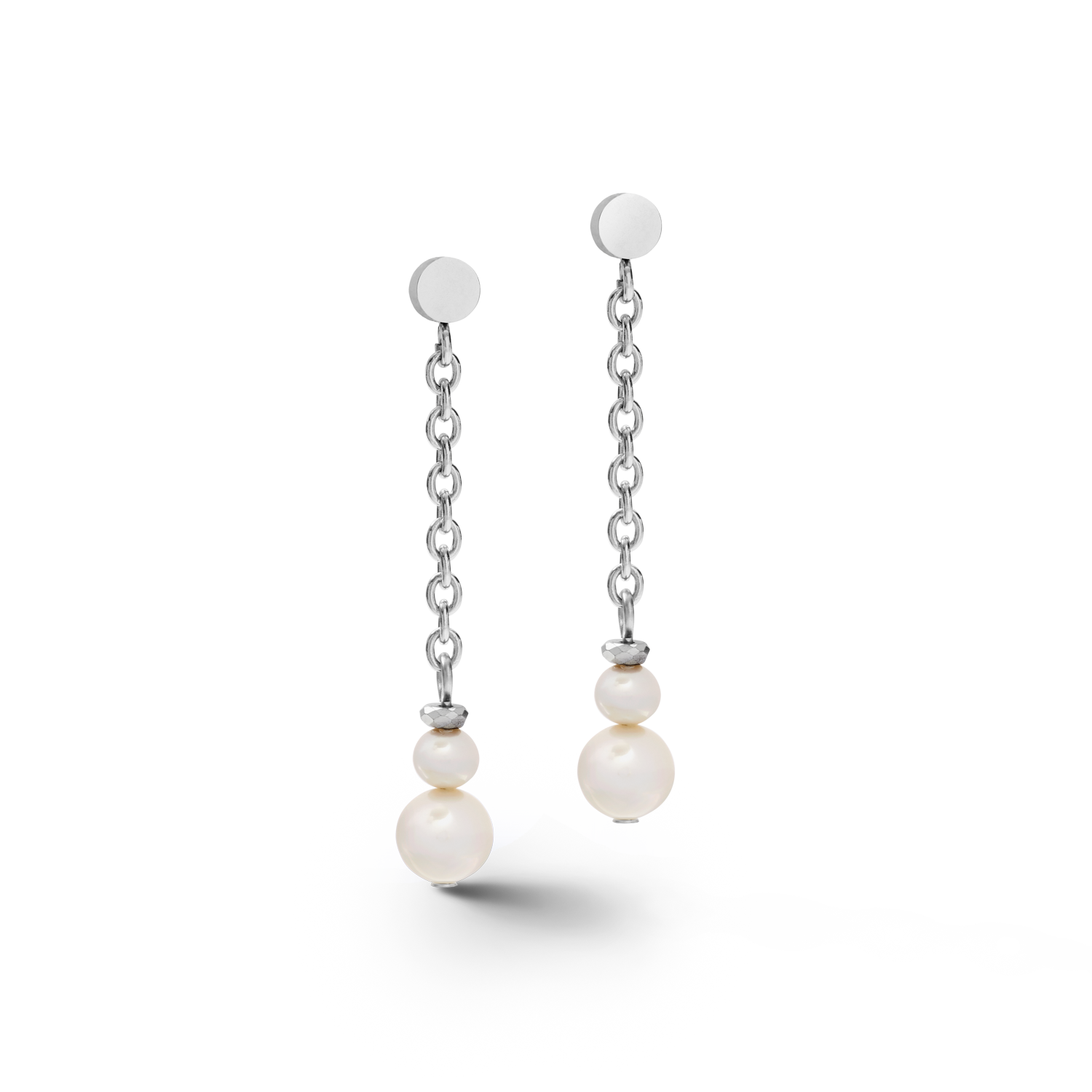 coeur-de-lion-ohrringe-y-kette-ring-s-wasserperlen-edelstahl-wei-silber image 1
