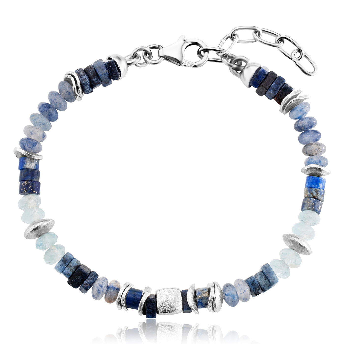 julie-julsen-loving-stones-armband-19-3-cm-mit-blauen-edelsteinen-lapis-aventuri image 1