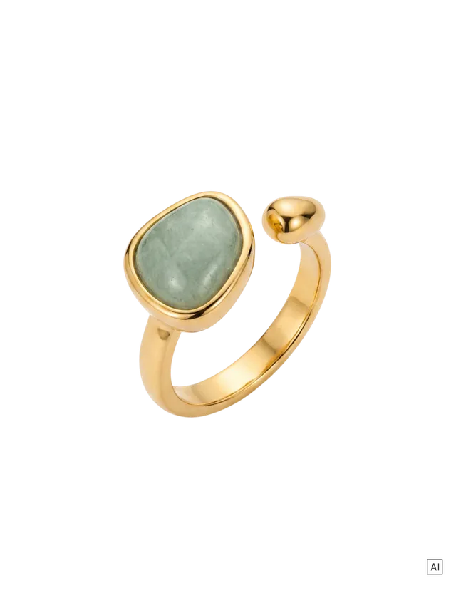 purelei-soulstone-ring-verstellbar-gr-ner-aventurin-lana-i image 1