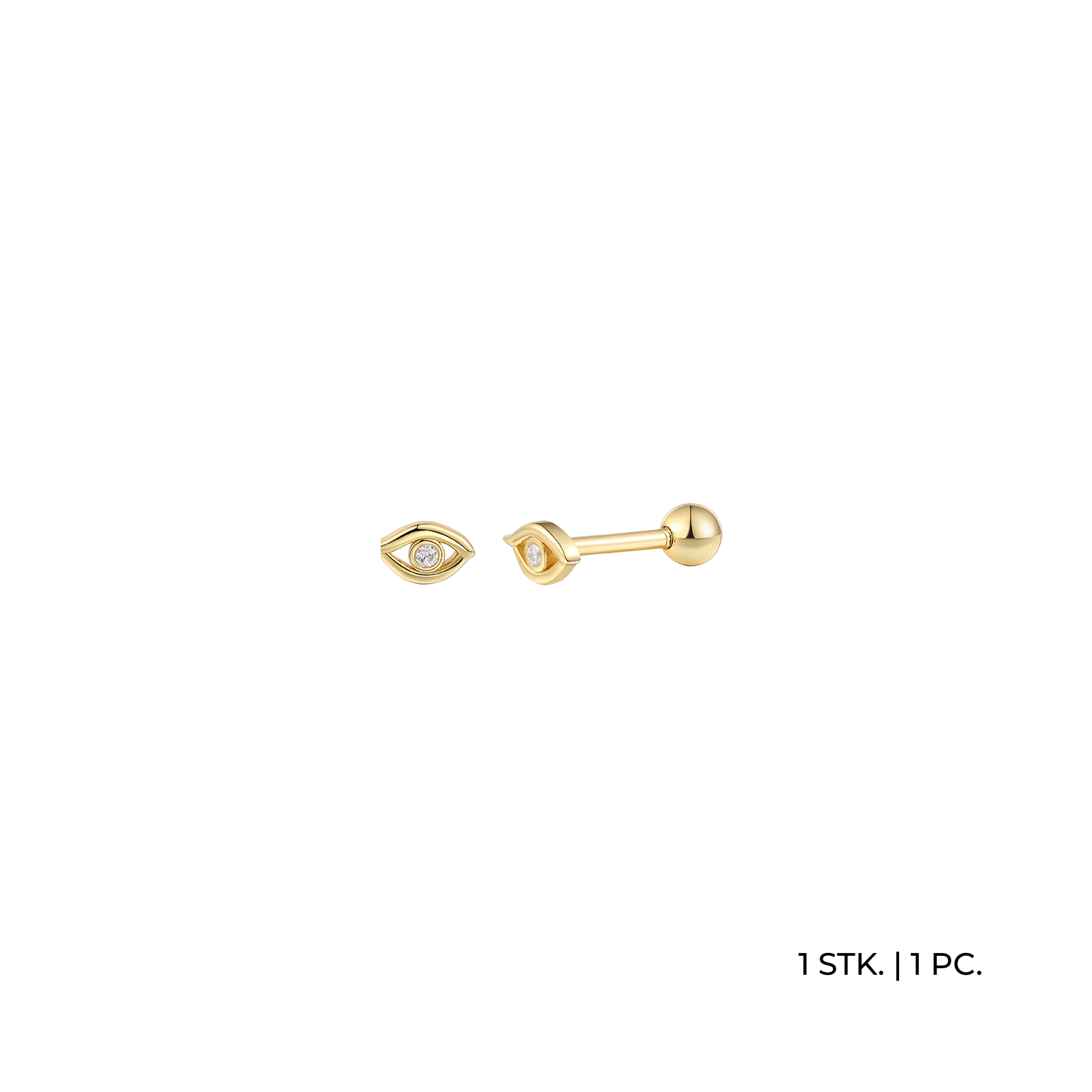 xenox-piercing-auge-925-sterlingsilber-rhodiniert-mit-zirkonia image 2