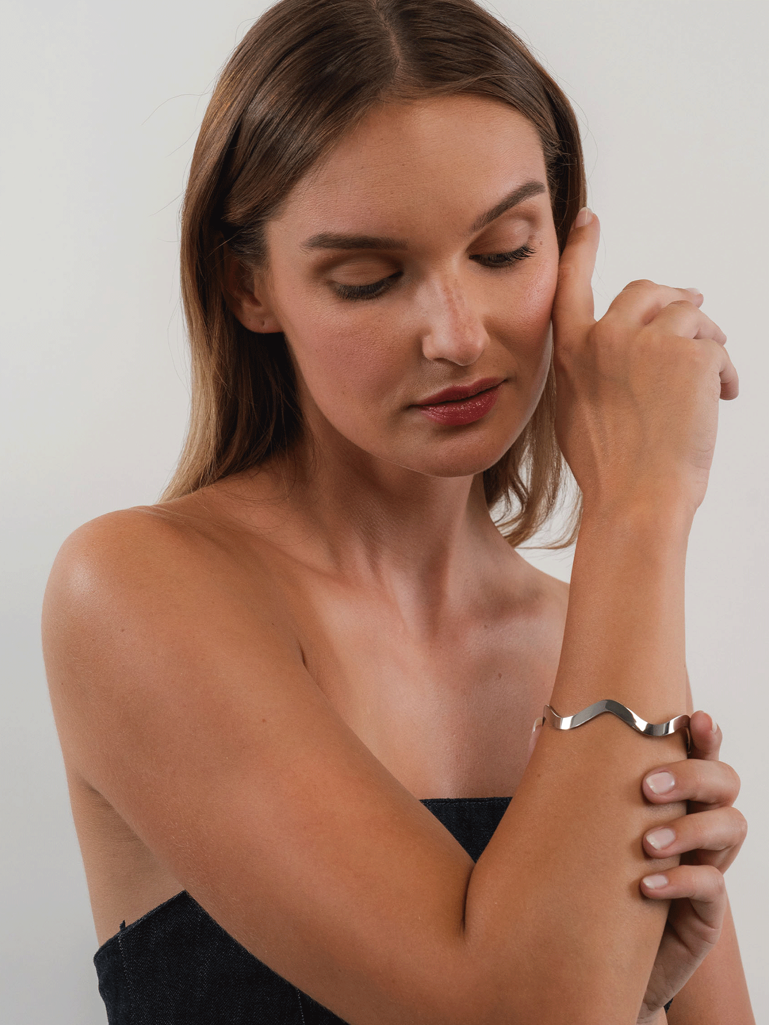 purelei-wave-elegance-armcuff-edelstahl-armreif image 7