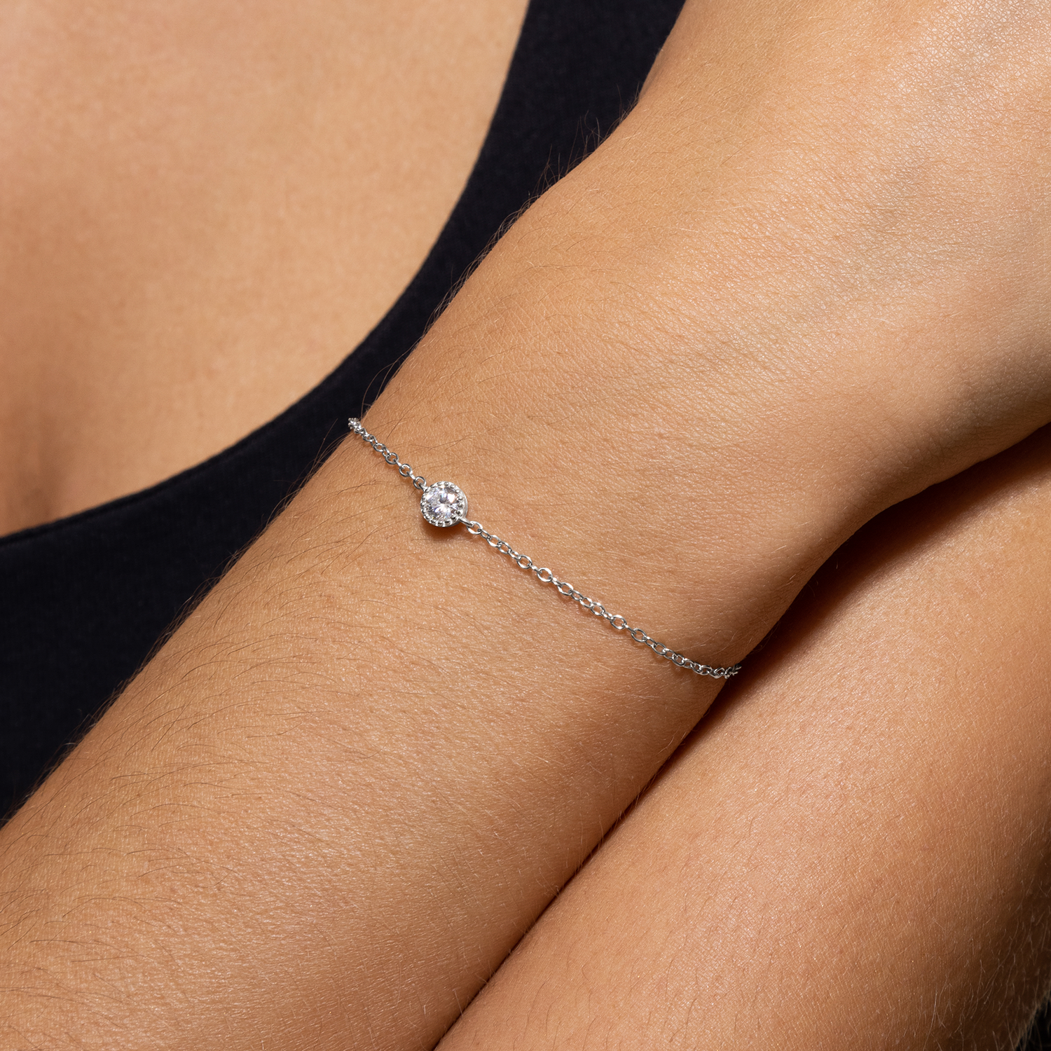 xenox-pure-essentials-armband-925-sterlingsilber-rhodiniert-zirkonia image 3