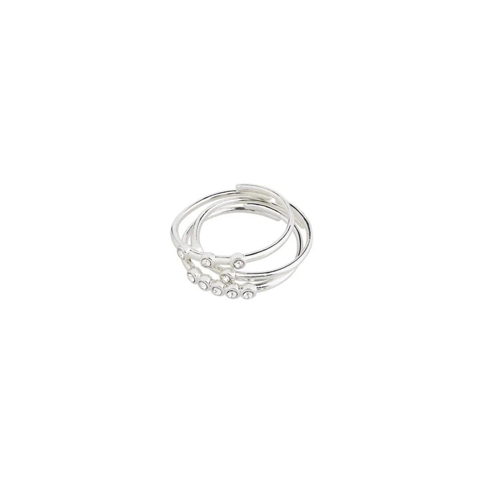 pilgrim-sloan-ringe-3-in-1-set-versilbert-mit-preciosa-kristallen image 1