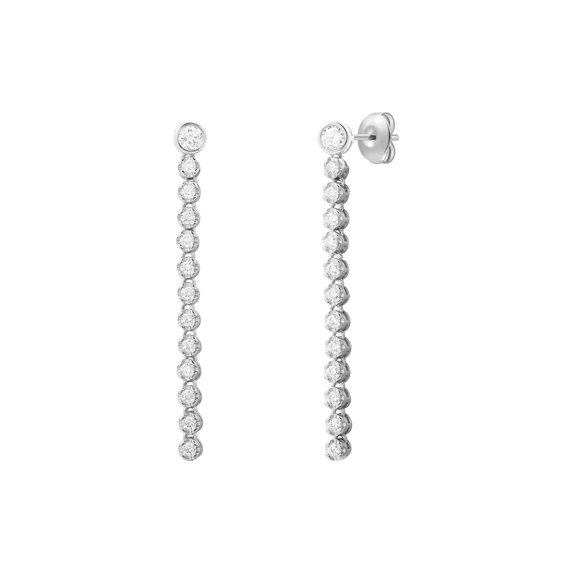 xenox-venice-ohrringe-925-sterlingsilber-rhodiniert-mit-zirkonia-reihe-xs91964 image 1