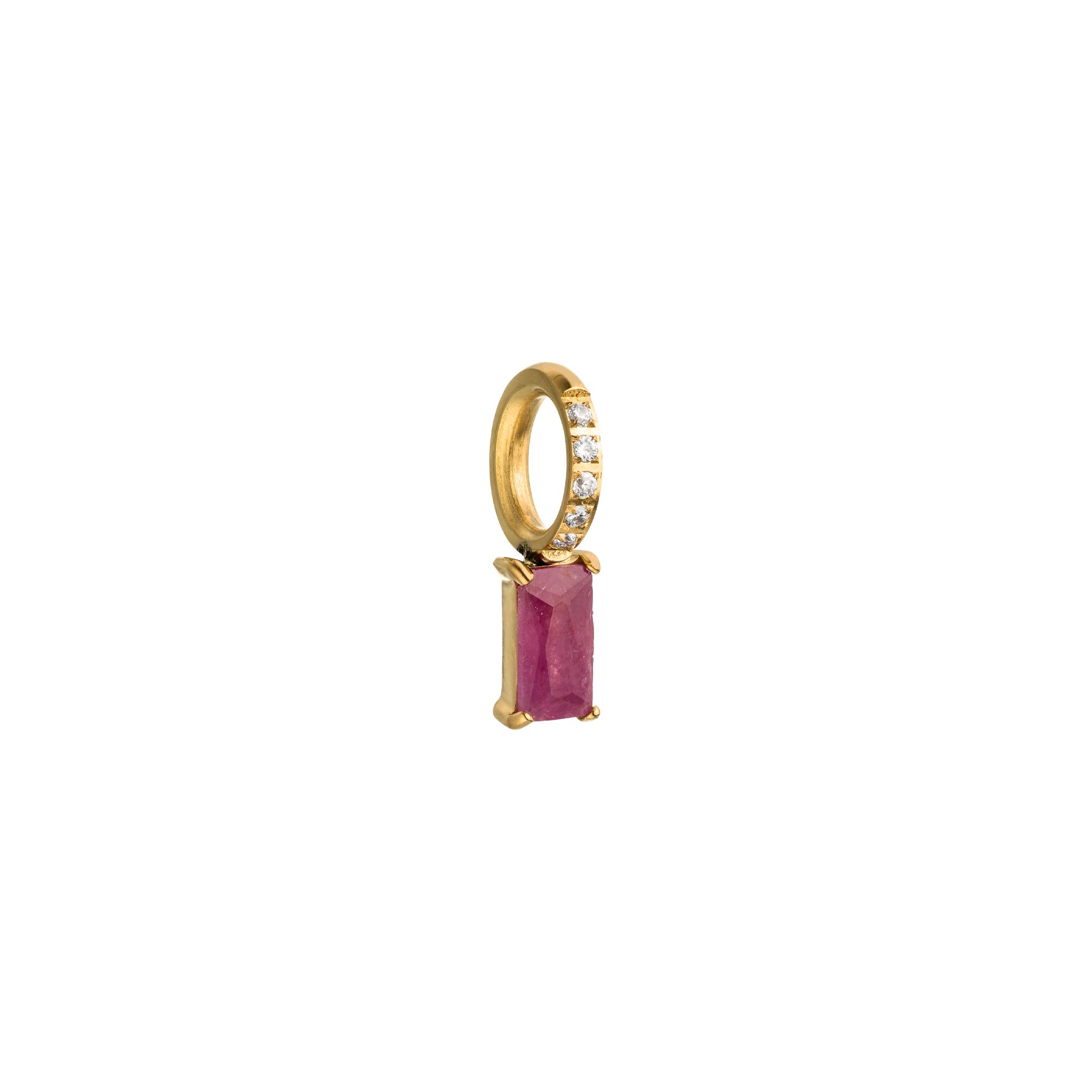 purelei-geburtsstein-juli-rubin-charm-baguette-schliff-anh-nger-gold image 1