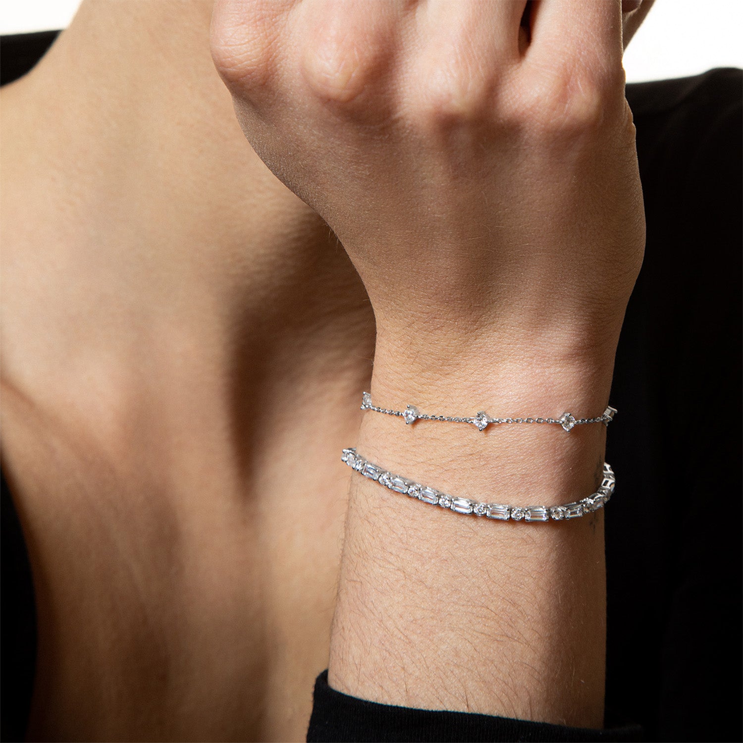 xenox-krappe-armband-925-sterlingsilber-rhodiniert-xs2037 image 4