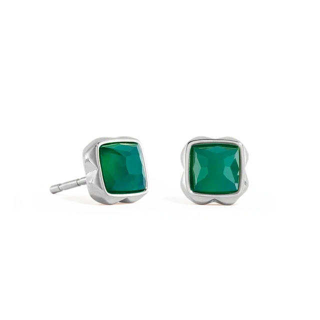 coeur-de-lion-birthstone-mai-ohrringe-gr-ner-achat-silber image 1