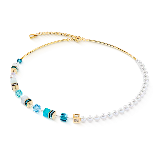 coeur-de-lion-geocube-precious-fusion-pearls-halskette-t-rkis image 1