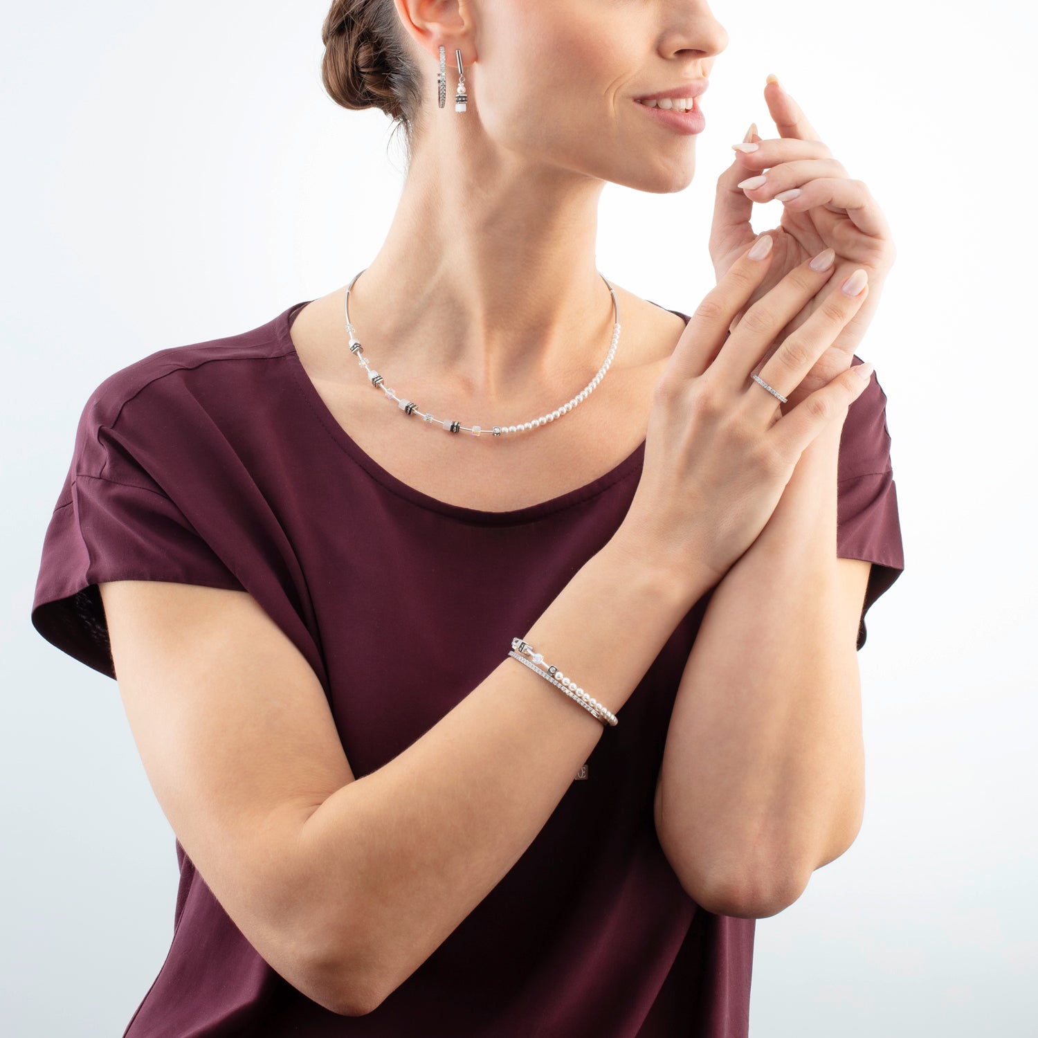 coeur-de-lion-eternal-love-armreif-silber-kristall image 4