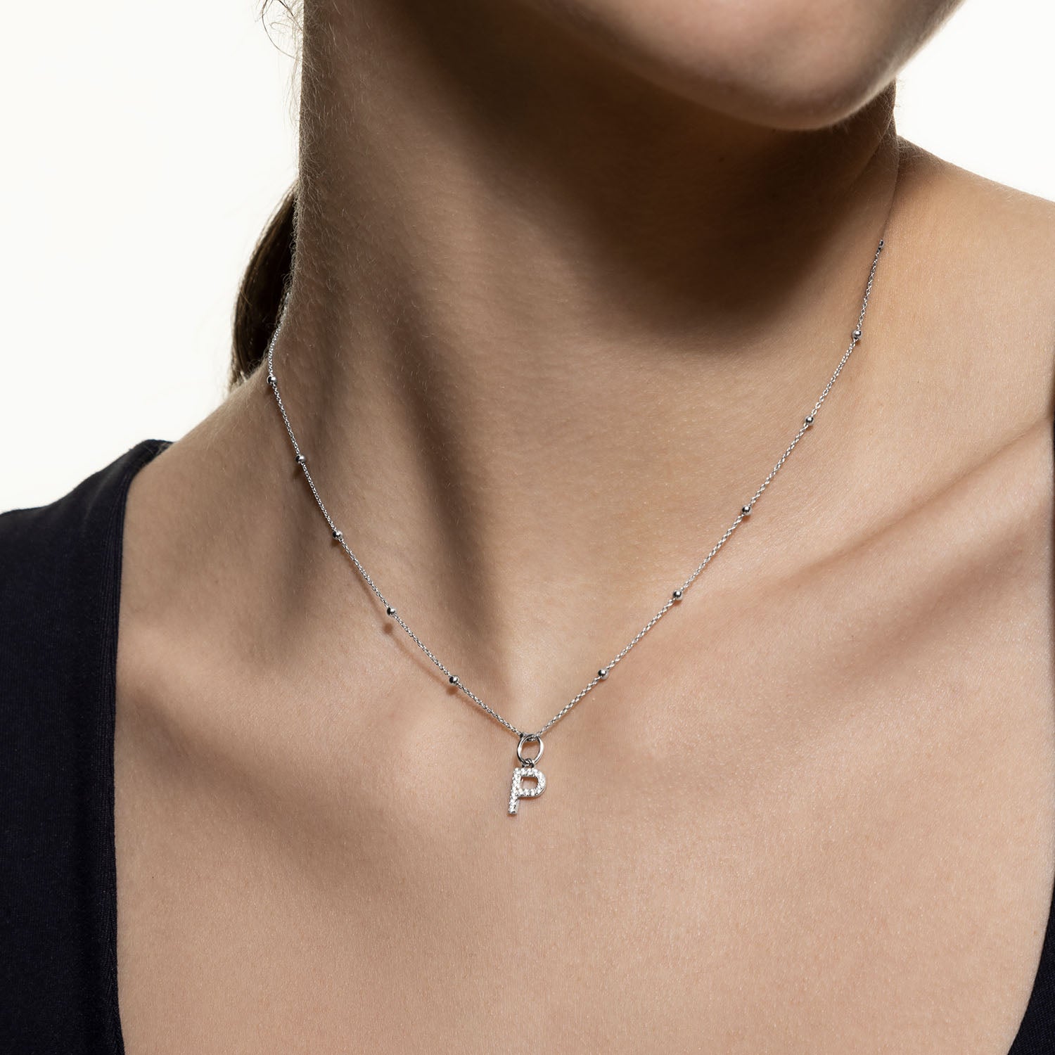 xenox-p-letter-charm-925-sterlingsilber-18k-vergoldet image 4