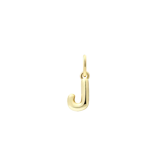 xenox-j-letter-bold-charm-xs10451g-j-925-sterlingsilber-18k-vergoldet-buchstabe- image 1