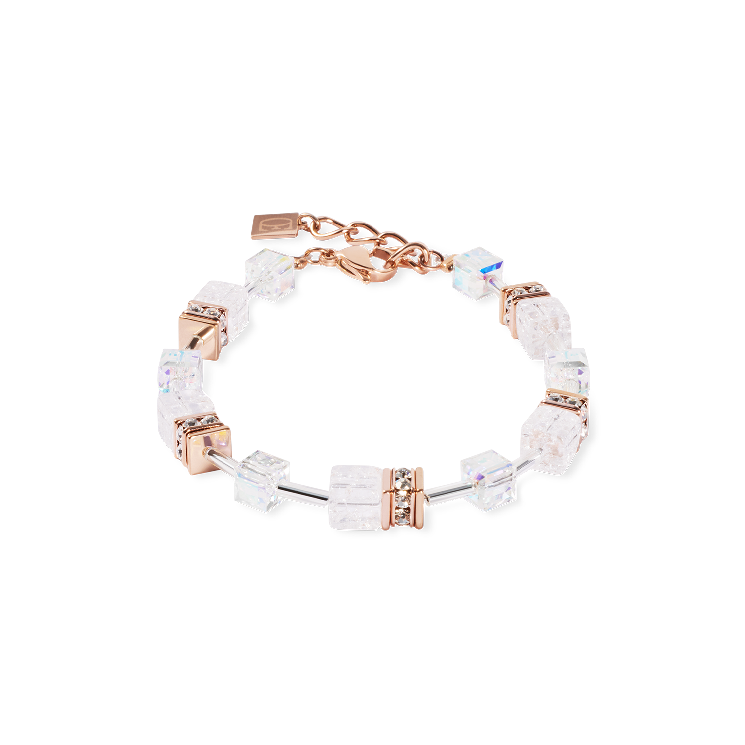 coeur-de-lion-geocube-iconic-nature-armband-ros-gold-wei image 1