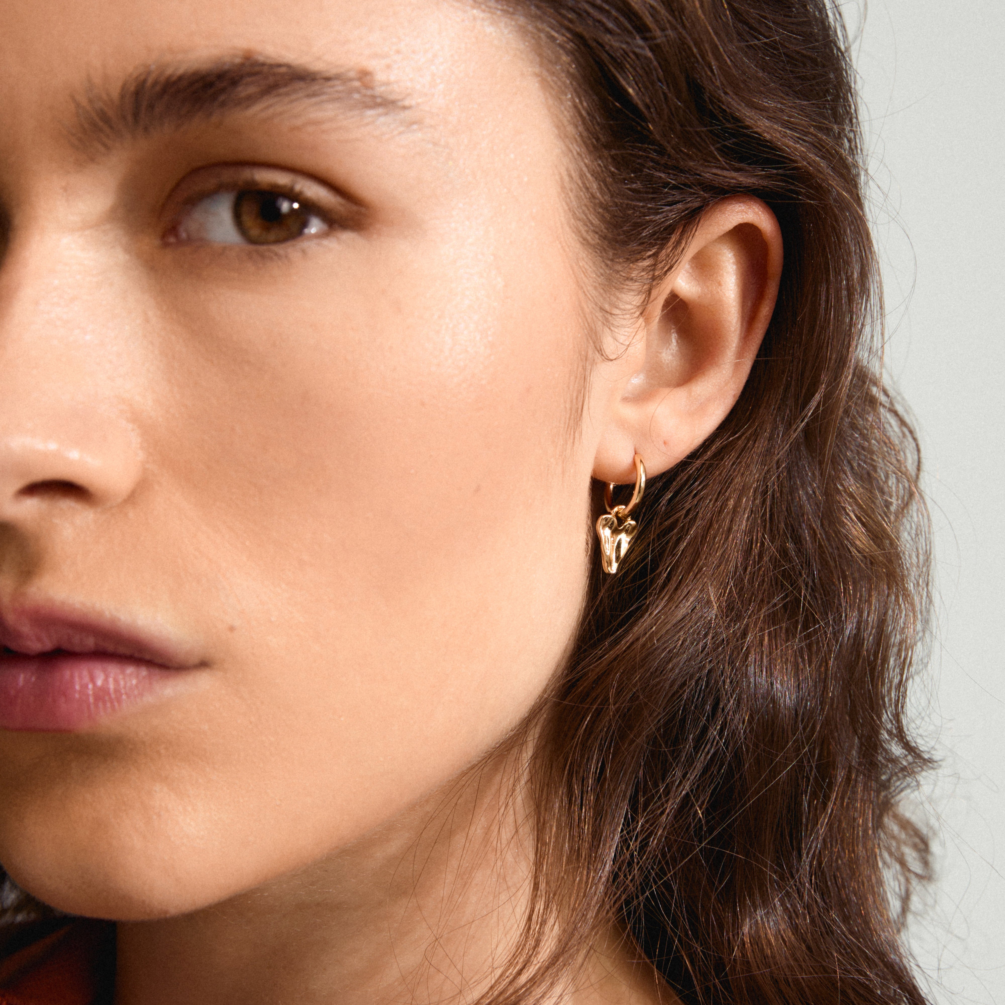 pilgrim-jules-creolen-vergoldet-herz-anh-nger image 3