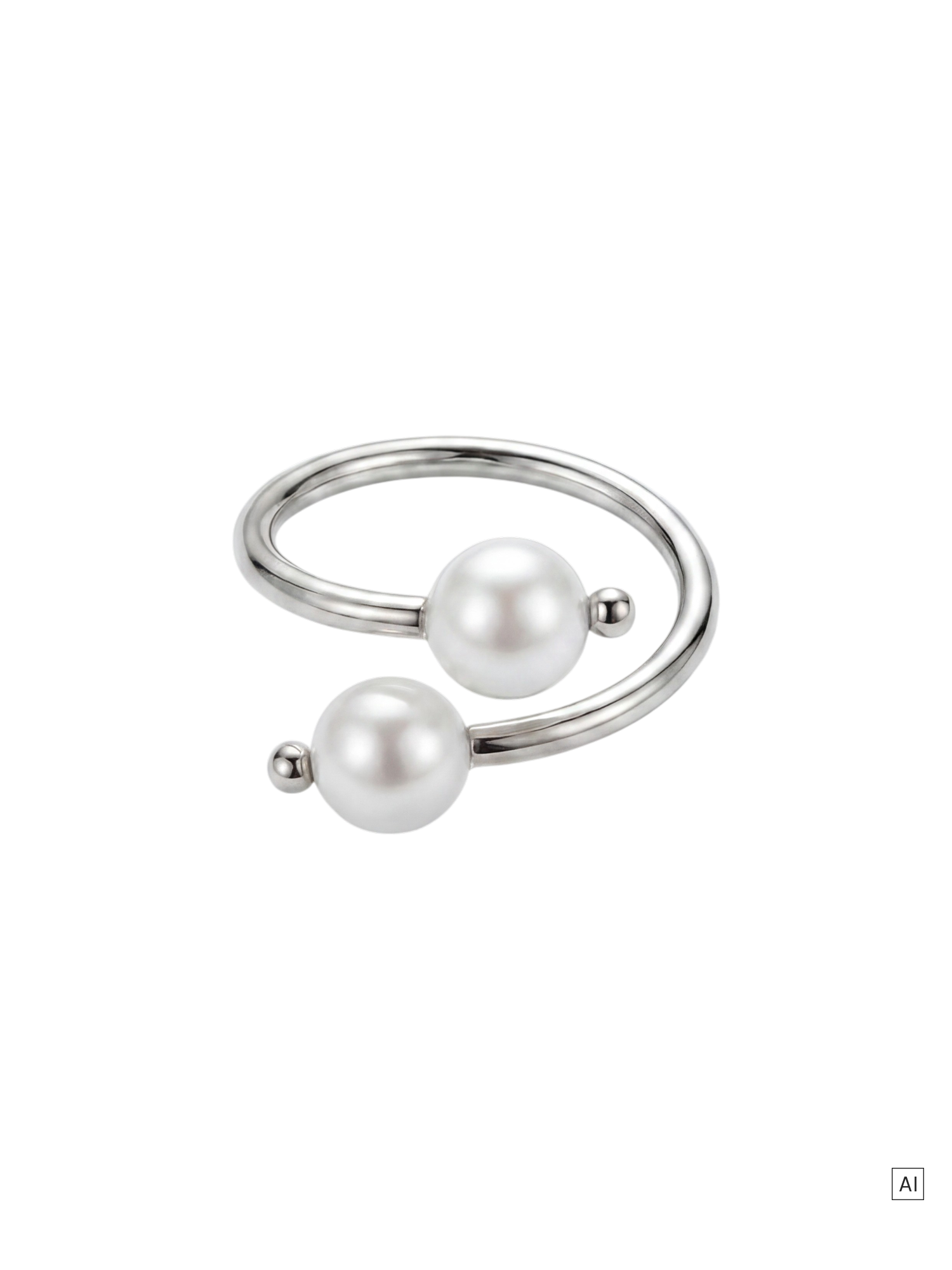 purelei-pearl-muse-ring-verstellbarer-s-wasserperlen-ring-in-gold-silber-ros-gol image 5