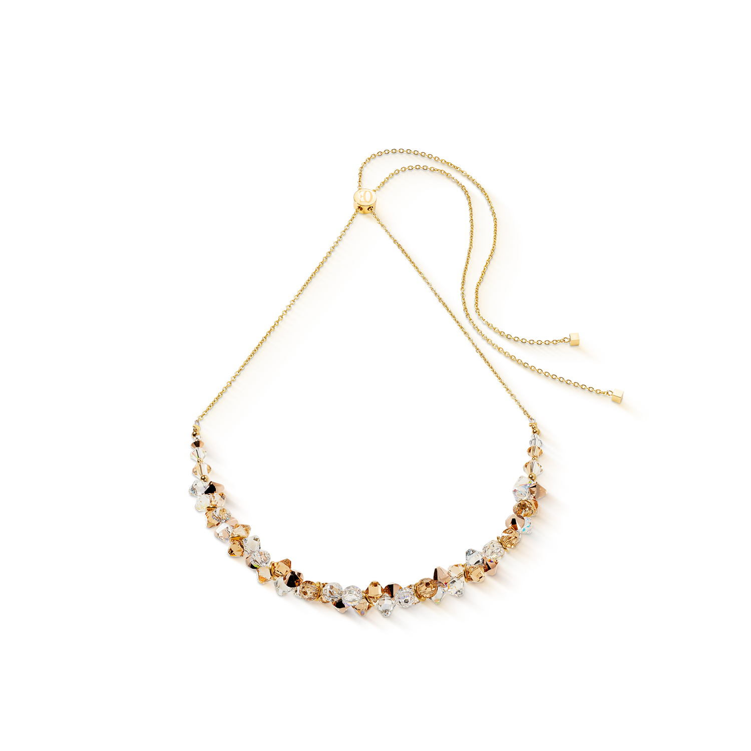 coeur-de-lion-dancing-crystals-halskette-gold-beige-30-70-cm image 1