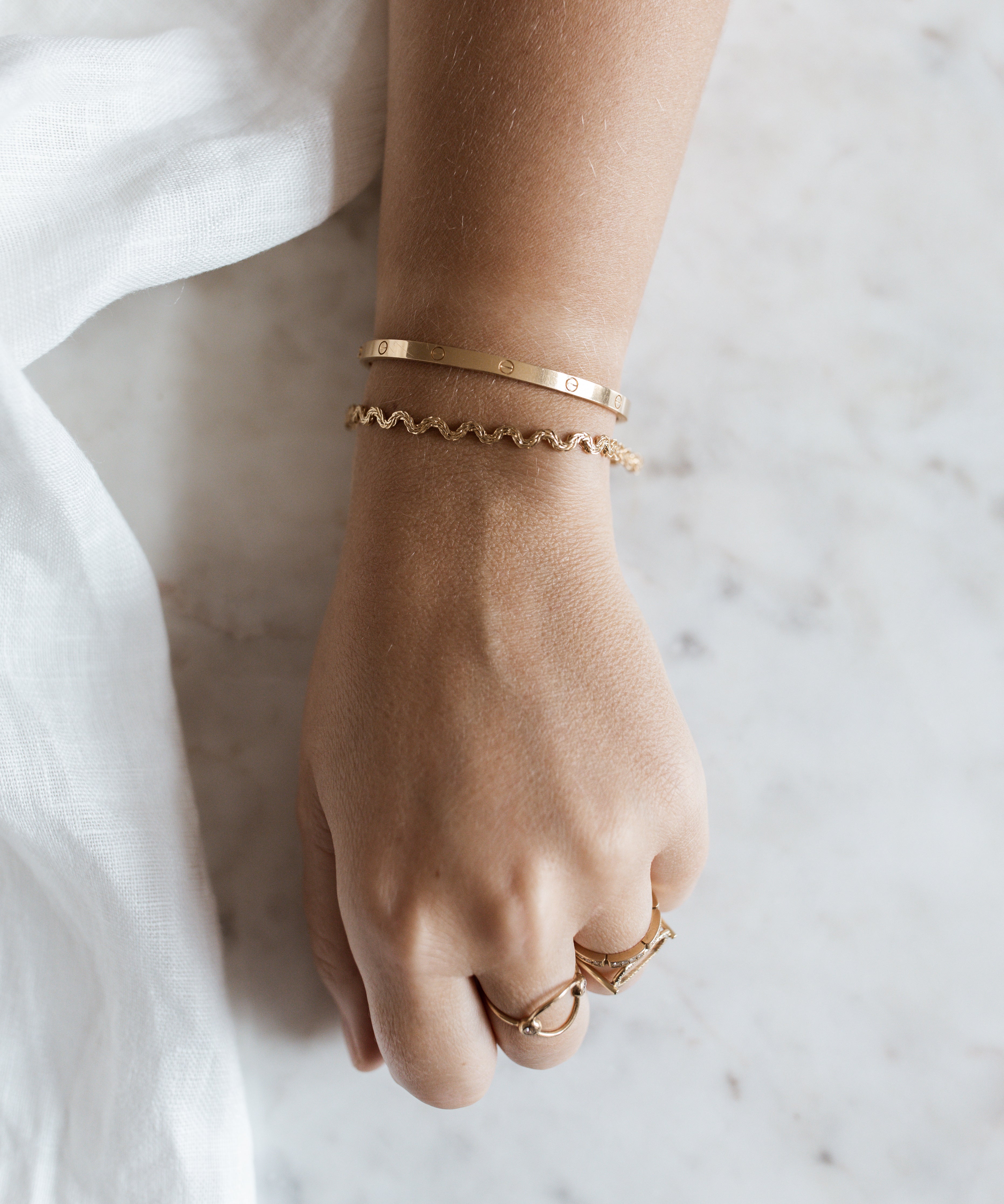 wald-berlin-irina-gold-armband-17-5-cm-verstellbar image 2