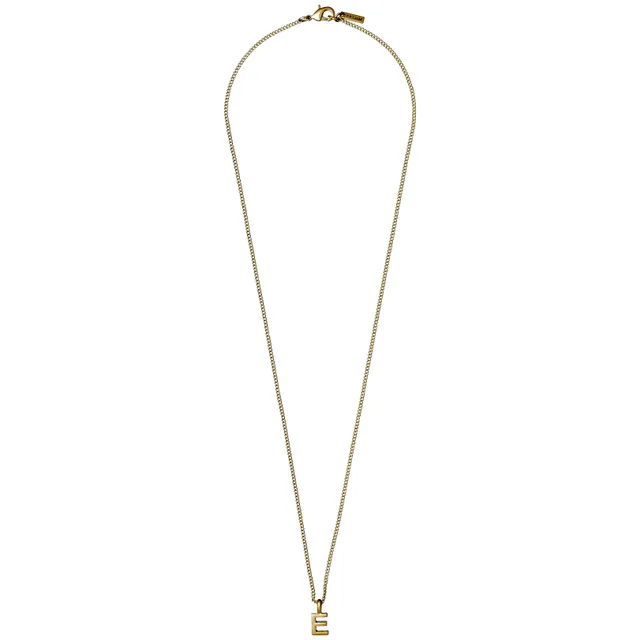 pilgrim-charm-kette-mit-e-anh-nger-43cm-gold-plated-buchstaben-halskette image 1