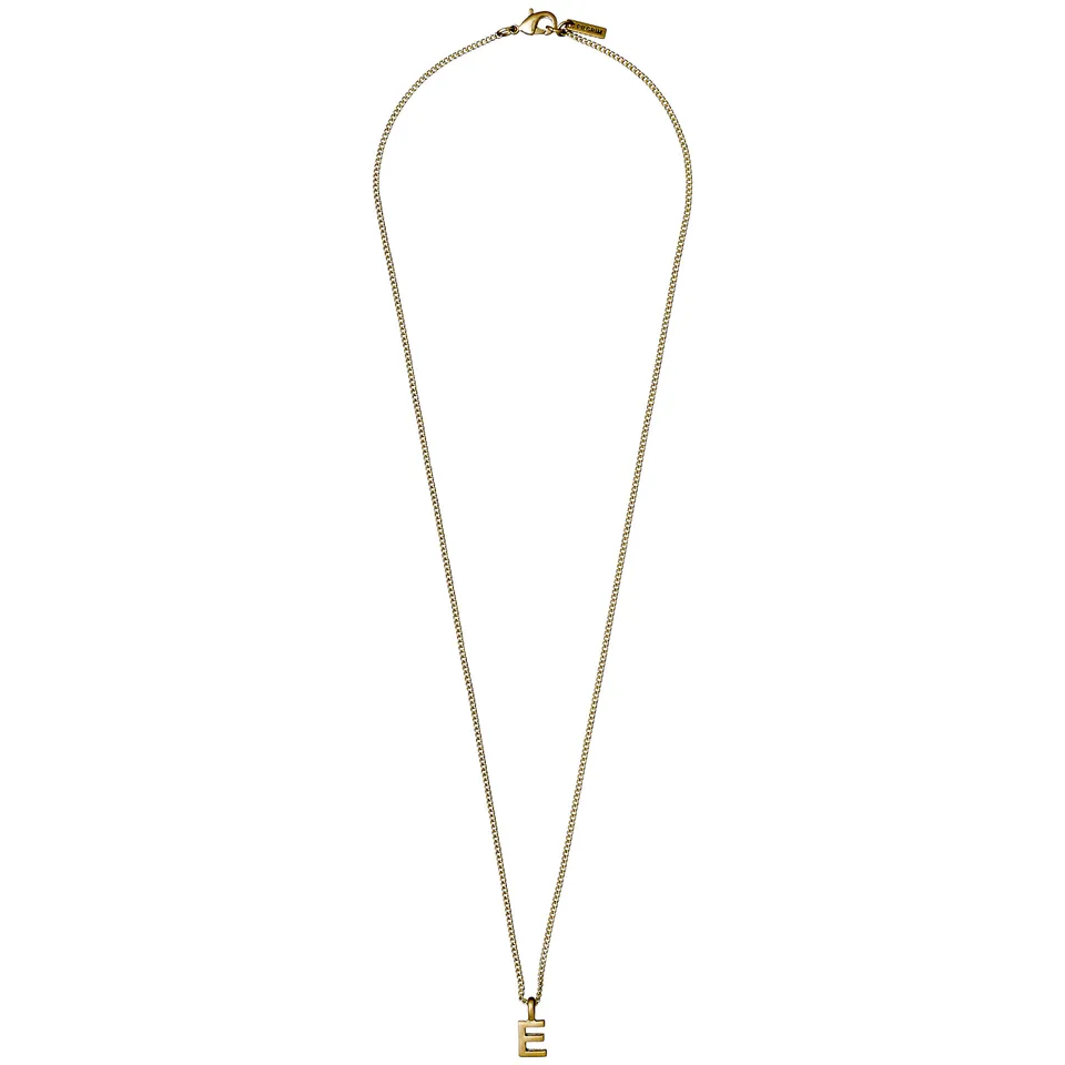 pilgrim-charm-kette-mit-e-anh-nger-43cm-gold-plated-buchstaben-halskette image 1