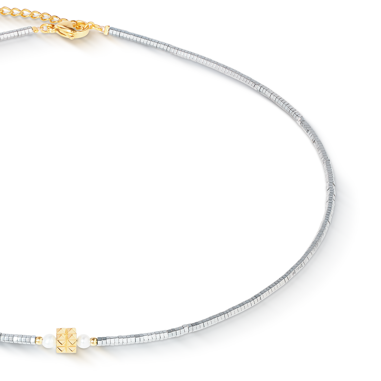 coeur-de-lion-edge-grace-halskette-silber-gold image 2
