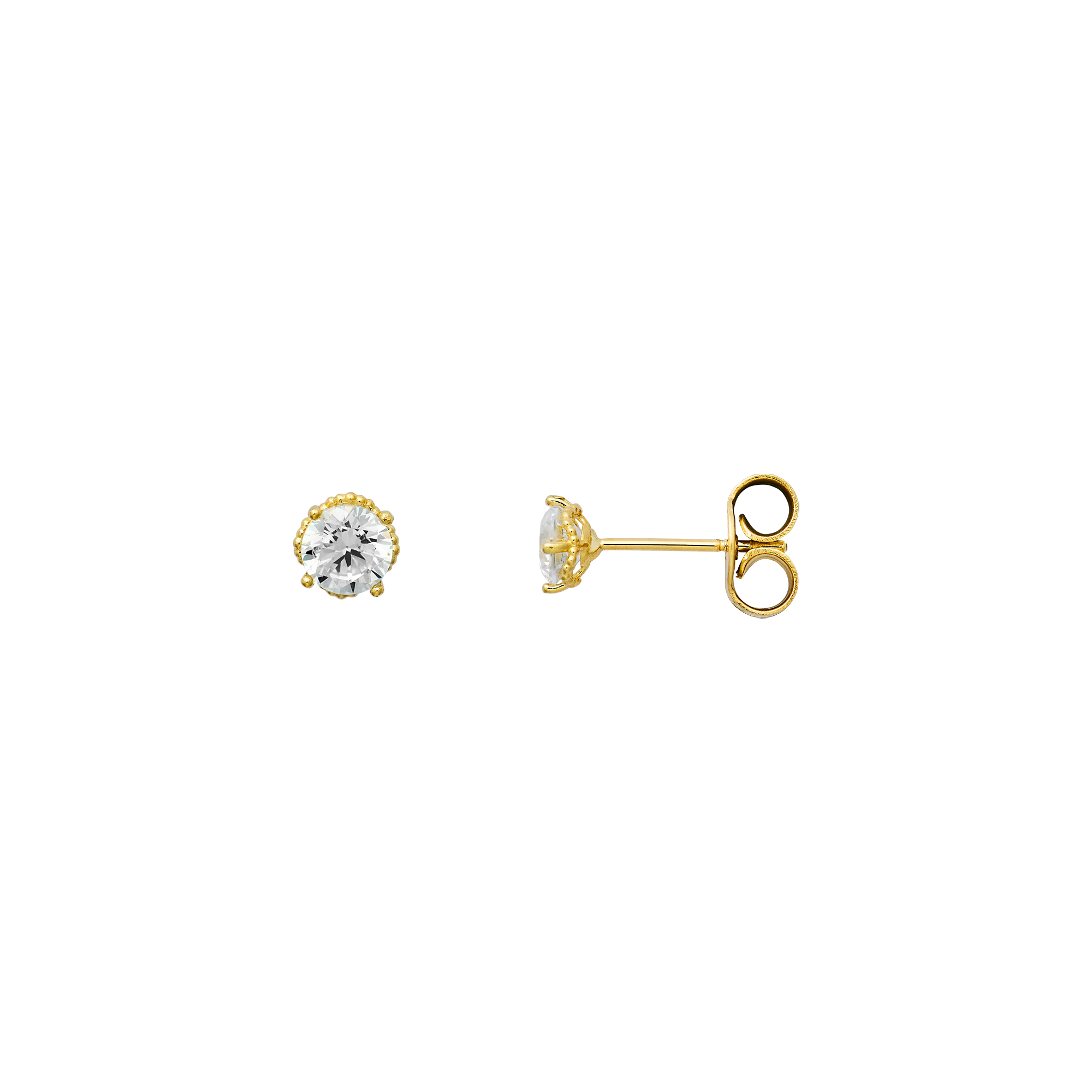 xenox-fine-krappe-ohrringe-585-gelbgold-mit-zirkonia image 1