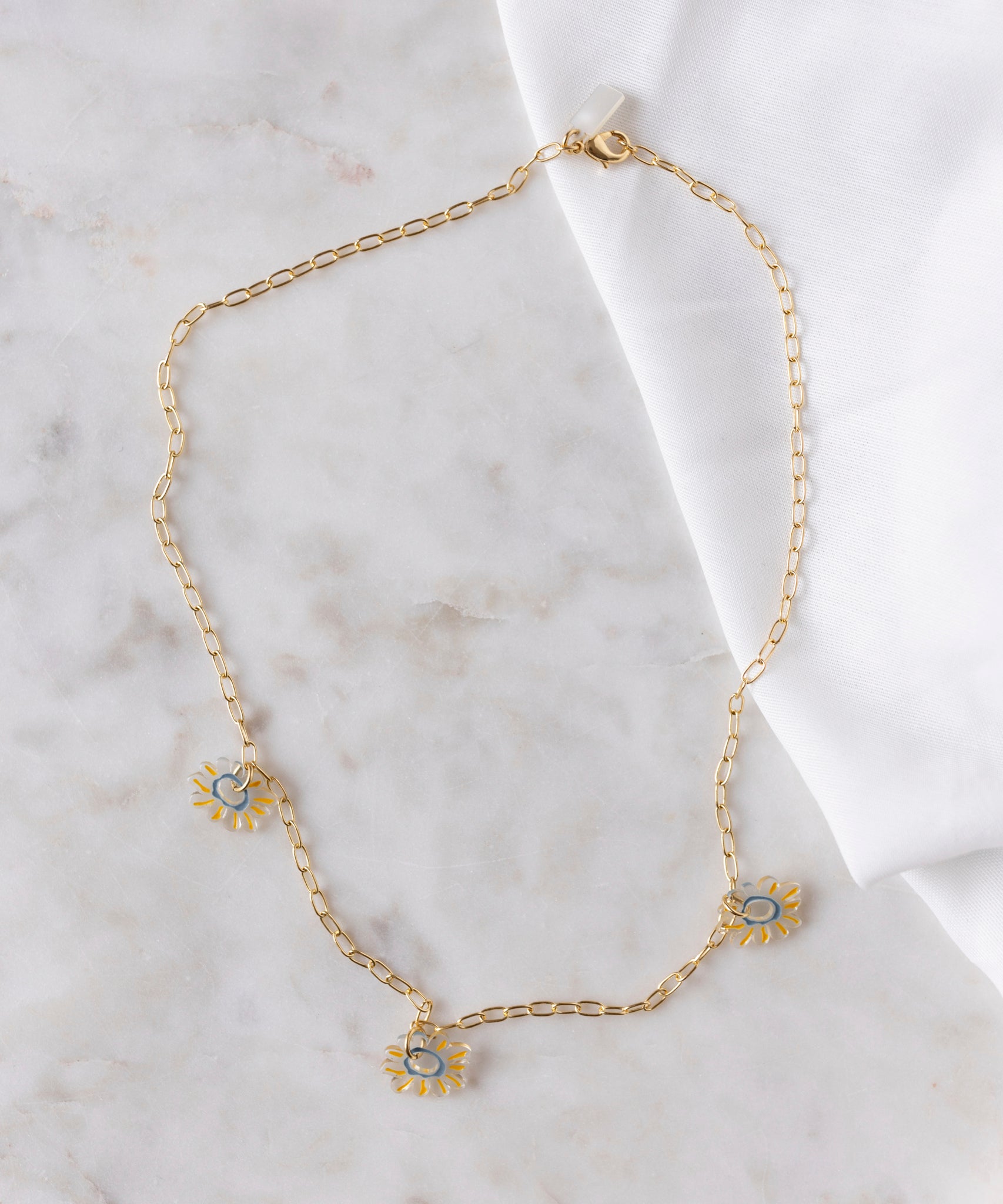 wald-berlin-daisy-how-high-halskette-sample-sale-18k-vergoldet-45-cm image 2