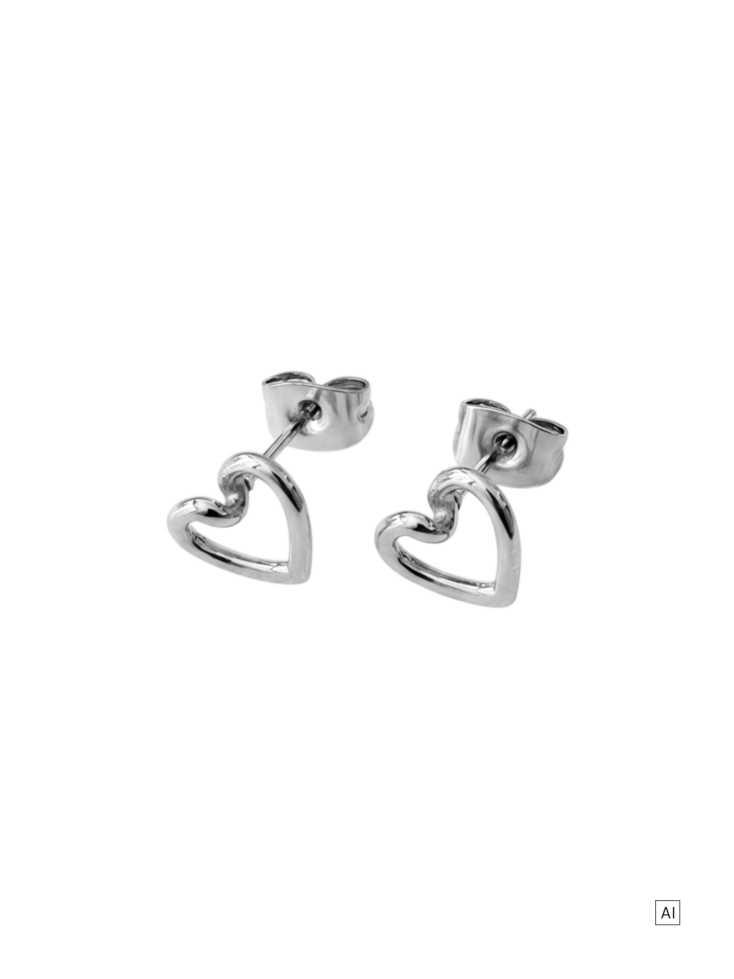 purelei-plain-hearts-of-love-ohrringe-kleine-herz-ohrstecker image 4