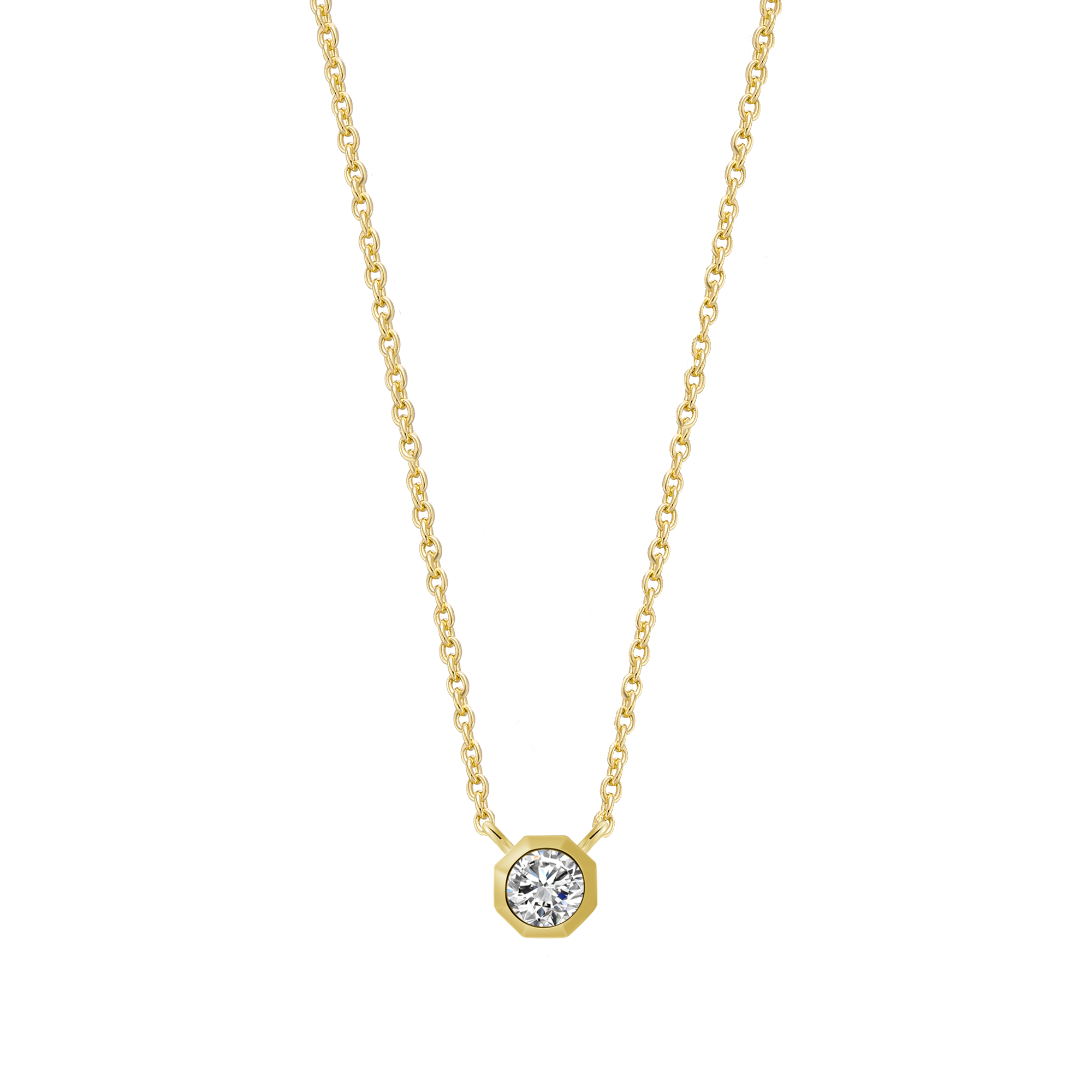 xenox-pure-essentials-halskette-925-sterlingsilber-rhodiniert-mit-zirkonia-3 image 2