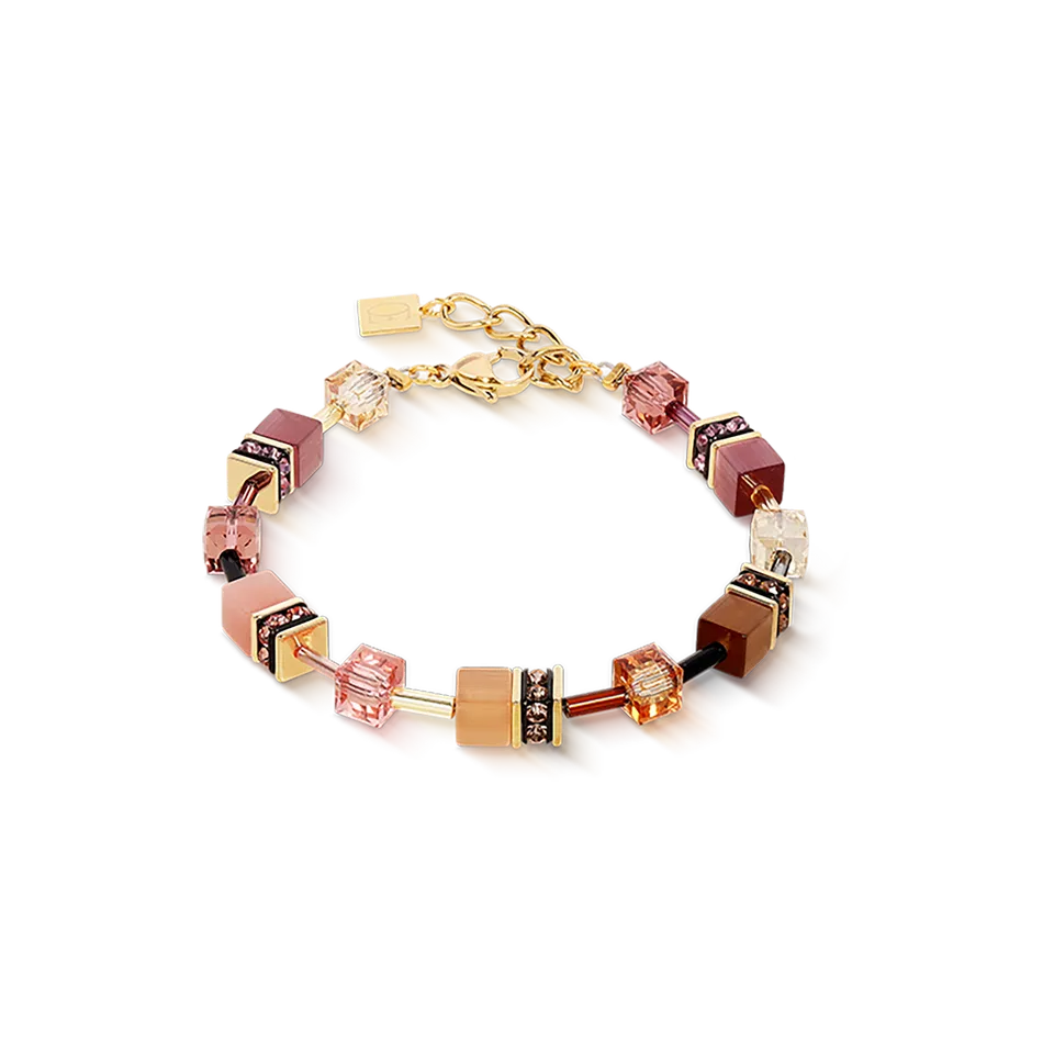 coeur-de-lion-geocube-iconic-armband-golden-blush image 1