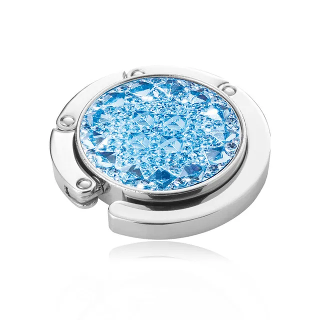 julie-julsen-handbag-holder-glamour-blau-silber-mit-zirkonia image 1