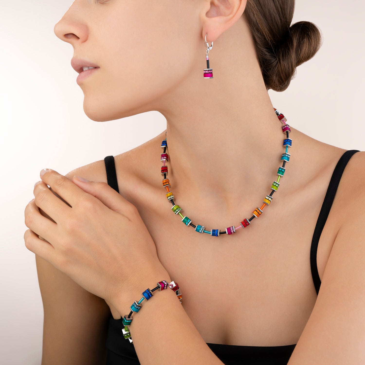 coeur-de-lion-geocube-ohrringe-classic-polaris-und-strass-multicolor image 4