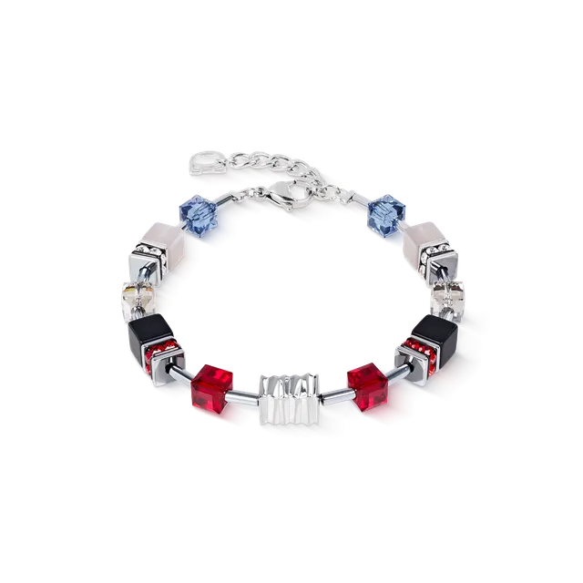 coeur-de-lion-geocube-iconic-wave-armband-urban-silber-18-5-cm image 1