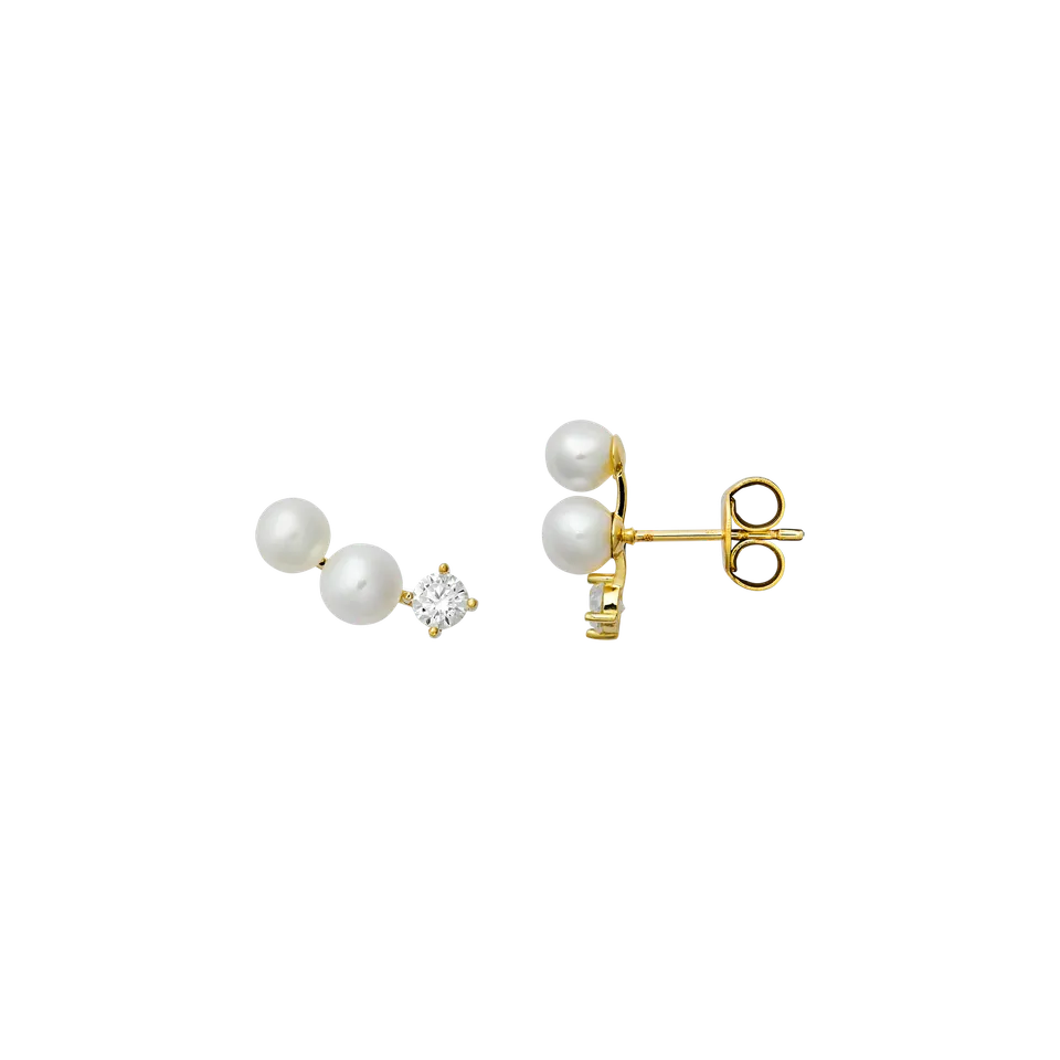 xenox-fine-perlen-ohrringe-xg14k6068g-585-gelbgold-mit-s-wasserperlen image 1