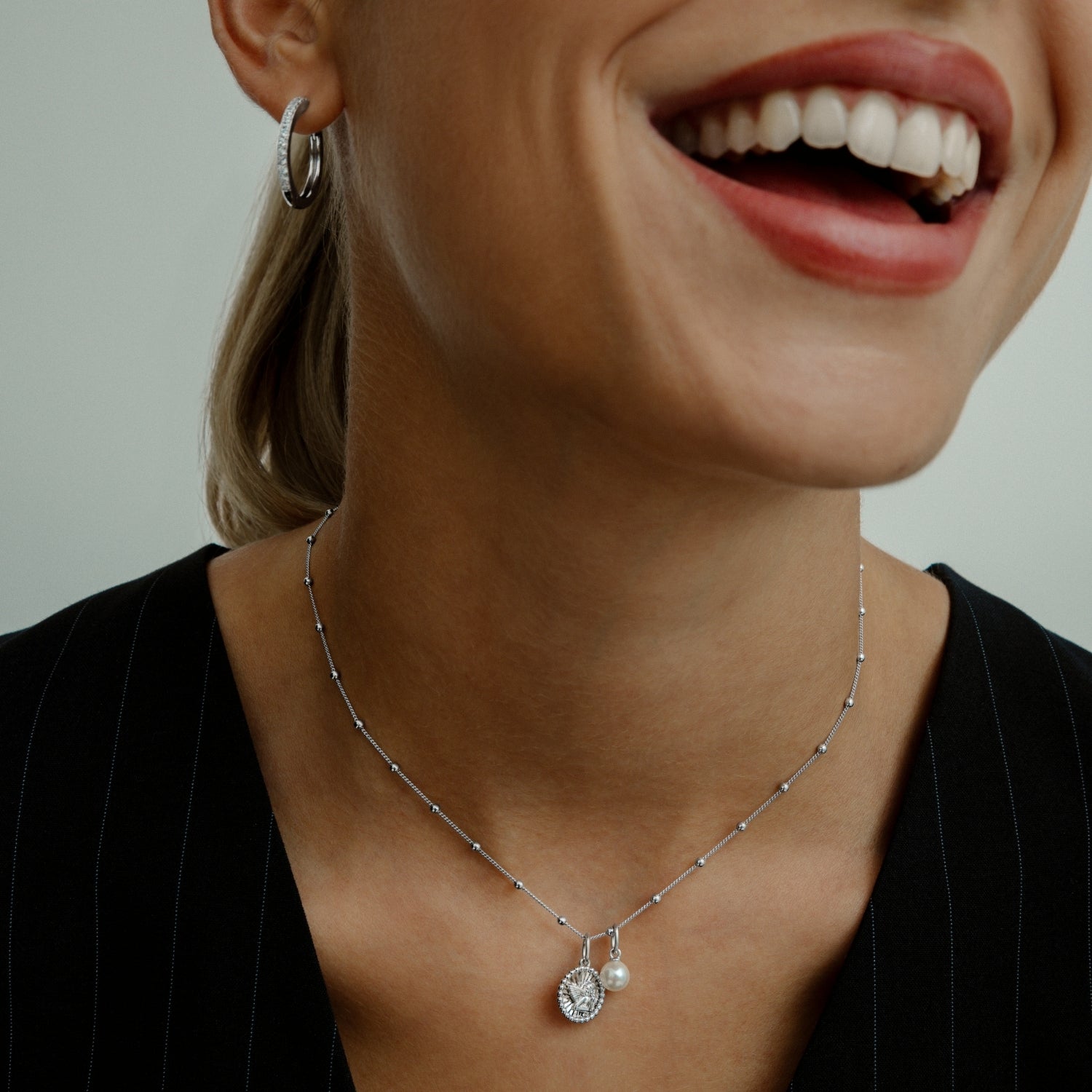 xenox-pearl-charm-925-sterlingsilber-rhodiniert-xs10521 image 5