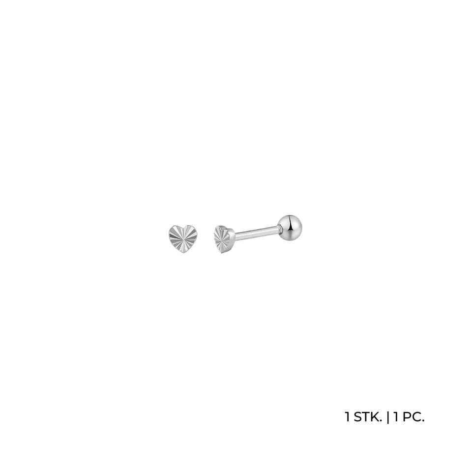 xenox-piercing-herz-925-sterlingsilber-rhodiniert image 1