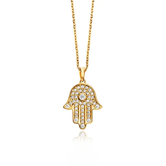 julie-julsen-fatimas-hand-kette-mit-anh-nger-vergoldet-mit-43-zirkonia image 1