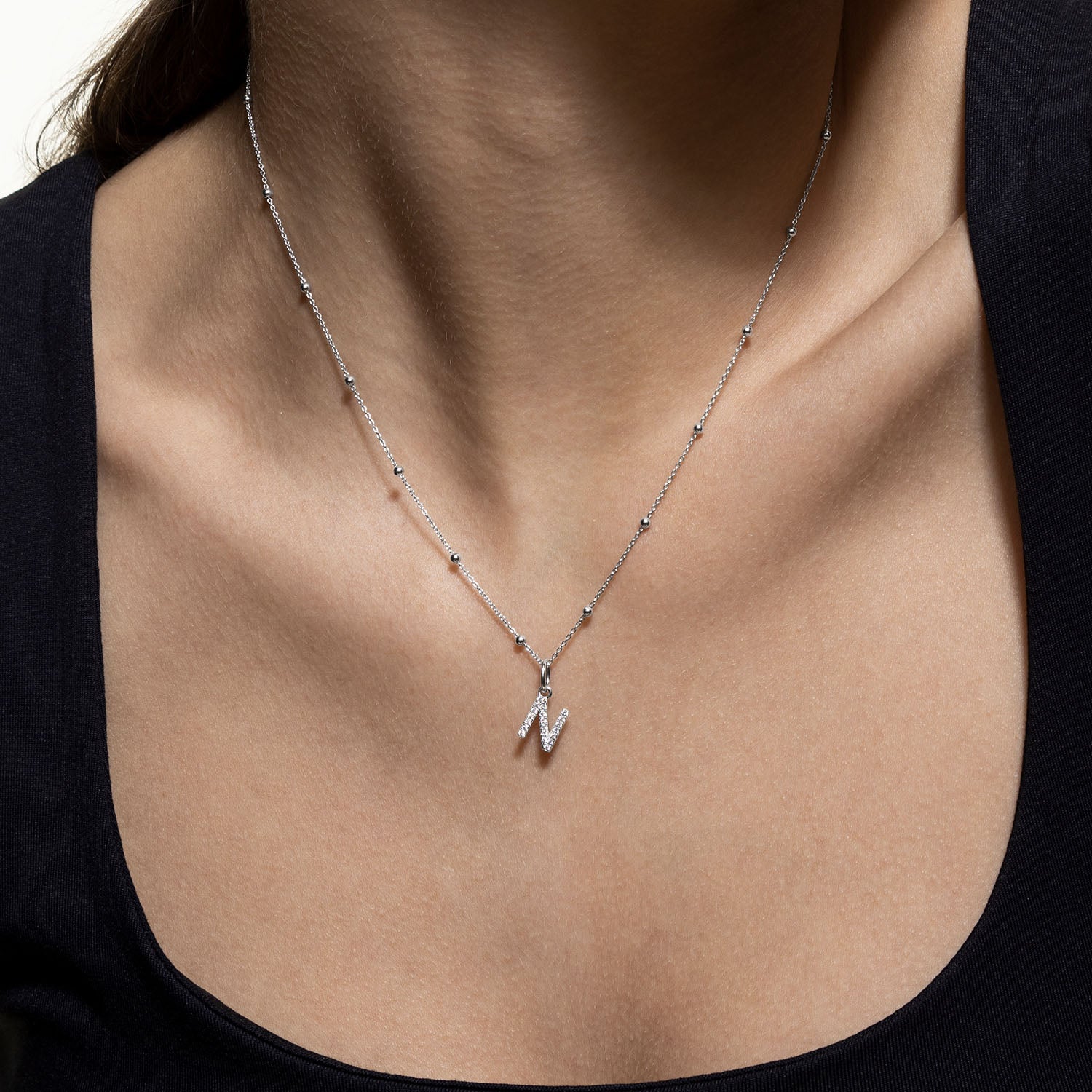 xenox-n-letter-charm-925-sterlingsilber-18k-vergoldet image 4