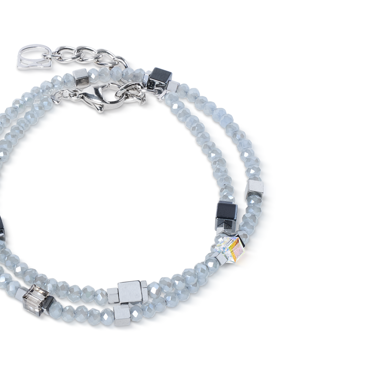 coeur-de-lion-joyful-colours-flex-armband-silber-grau image 2