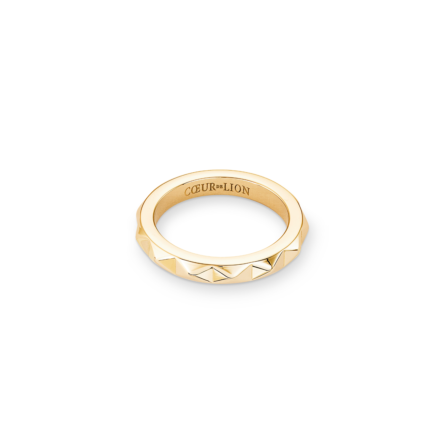 coeur-de-lion-essentials-spikes-ring-gold image 1